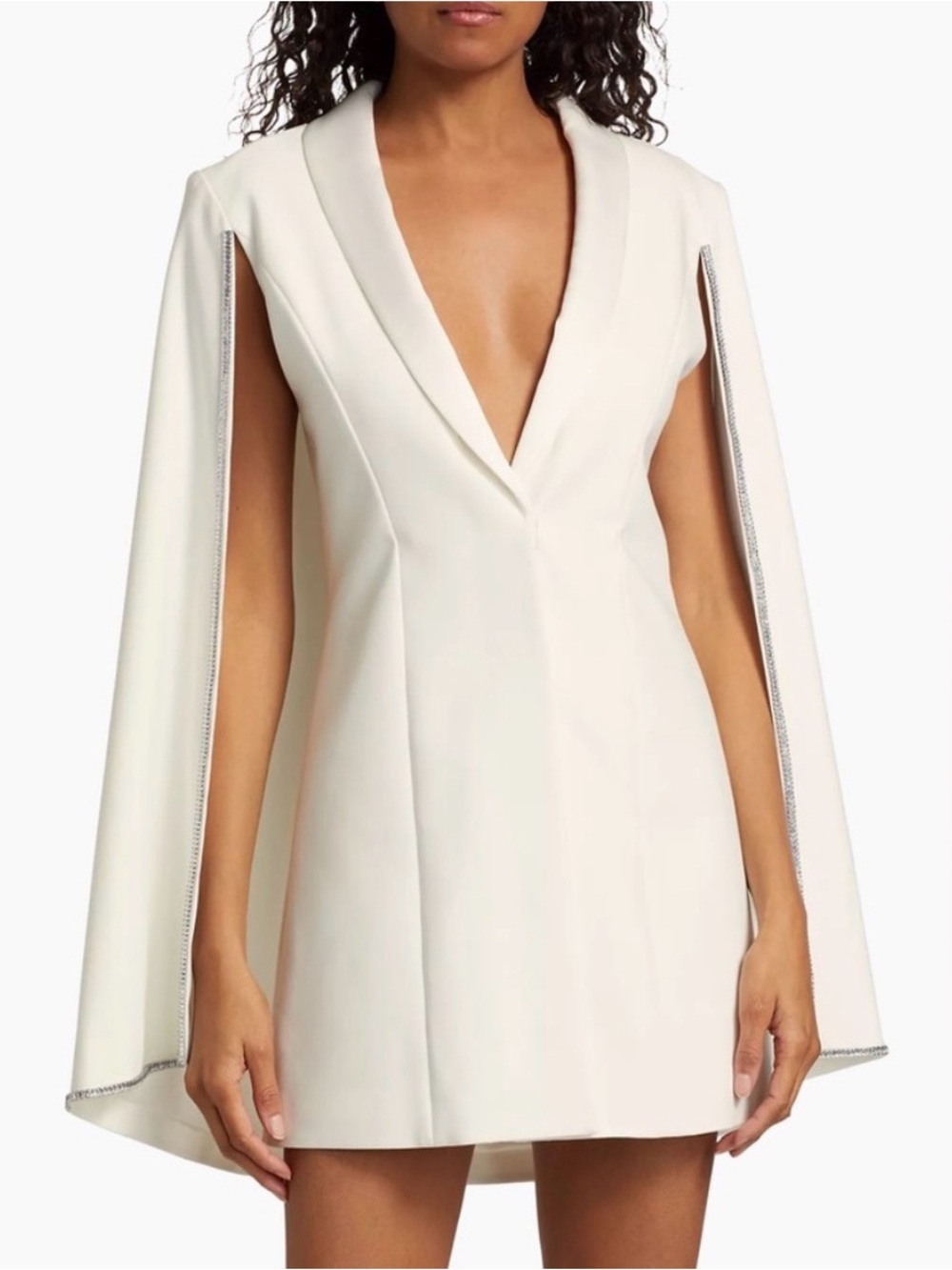 Alice + Olivia Esther Cape Blazer Dress